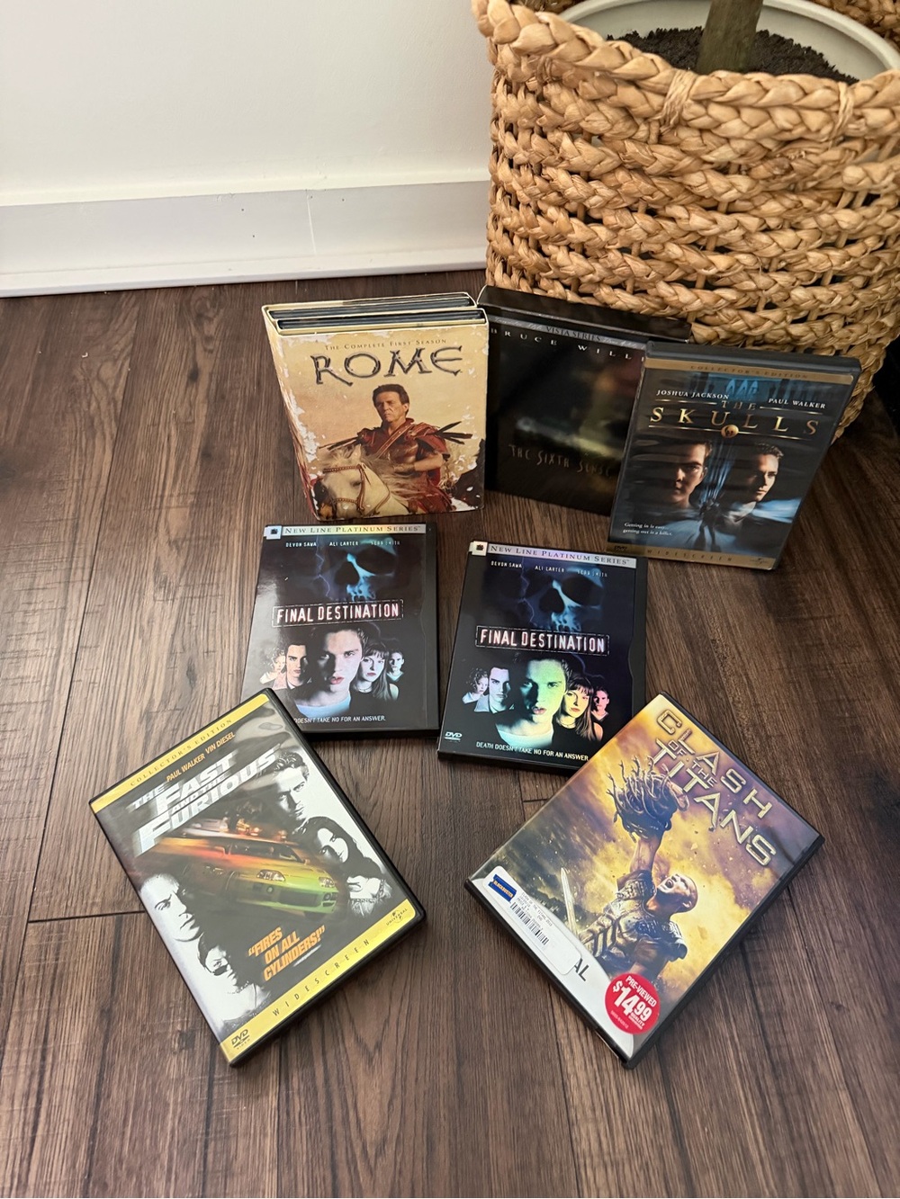 Set Of 7 DVD’s Final Destination, Fast And Furious, Clash Of The Titans & More